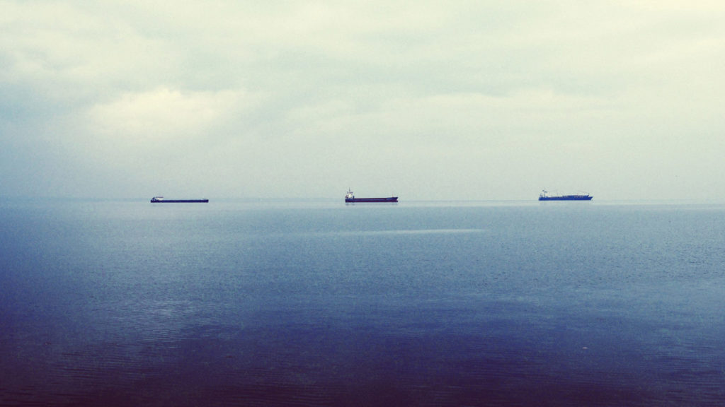 Schiffe am Horizont